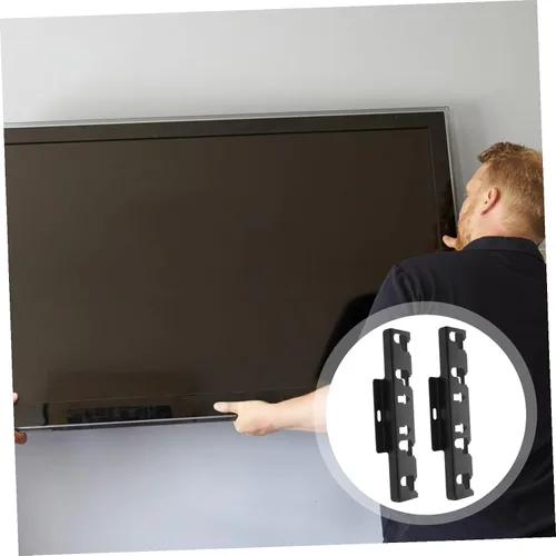 Vista 8 de SEWACC 5 juegos de soporte de pared resistente para monitores de pantalla plana construcción con soporte estable, montaje de pared de pantalla