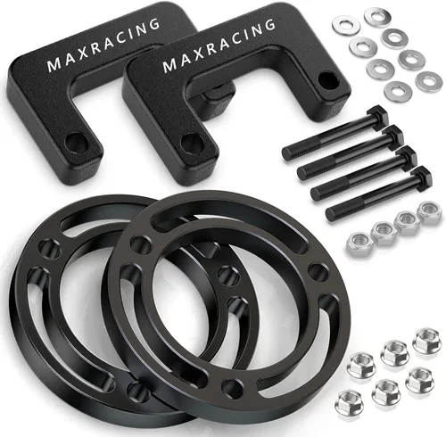 Vista 19 de MAXRACING - Kit de nivelación frontal de 1.5 pulgadas, espaciadores de elevación de puntales, para tracción de 2 y 4 llantas