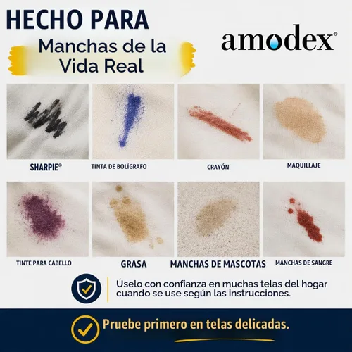 Vista 5 de Amodex - Removedor de tinta y manchas, botella de 1 oz