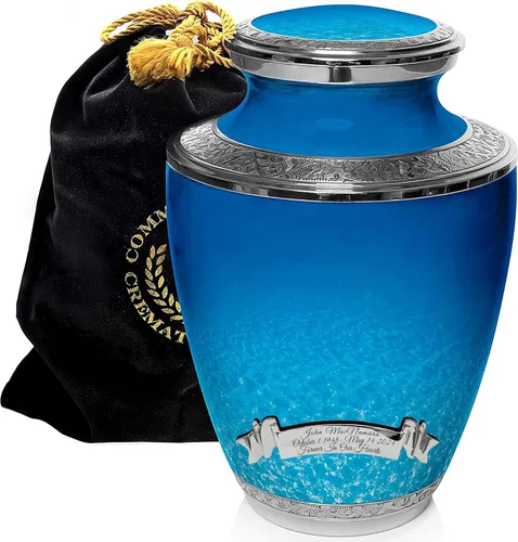 Vista 16 de Dock of The Bay - Urna de cremación para cenizas para hombres adultos – Urna personalizada para cenizas para mujeres, urnas decorativas – Hermosas