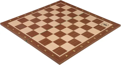 Vista 12 de Tablero de ajedrez de madera plegable de palisandro y arce africano - Cuadrados de 2.25" Palisandro africano