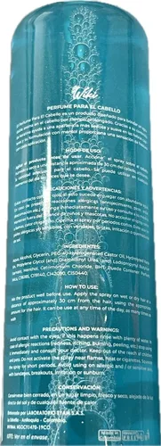 Vista 2 de Wiki Sirope - Perfume para el cabello con queratina Perfume Syam para el cabello con queratina 5.4oz-5.4 fl oz (azul pasión)