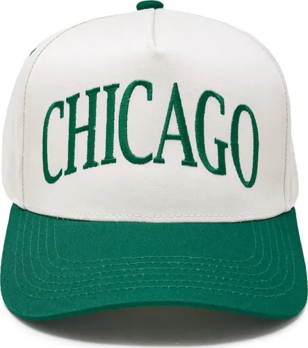 Vista 133 de Funky Junque Gorra de béisbol de 2 tonos para camionero adulto Misbehavin' - Leopardo/Beige