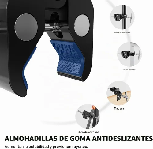 Vista 6 de NEEWER Abrazadera de batería V-Lock con abrazadera de trípode, soporte de cardán y varilla de 0.591 in, compatible con baterías FXLION Sony, Neewer