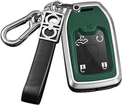 Vista 12 de ontto Funda para llave de coche con llavero de metal y piel sintética para Chevrolet Silverado Fit para GMC Sierra 1500 2500HD 3500HD Terrain Acadia