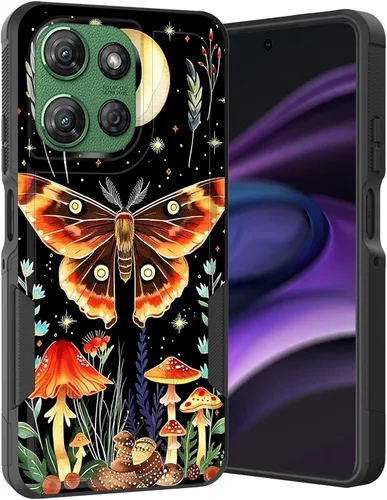 Vista 29 de para Moto G Play 4G 2024, funda de dos capas híbrida resistente y a prueba de golpes, PC duro + silicona suave protectora para Motorola Moto G Play