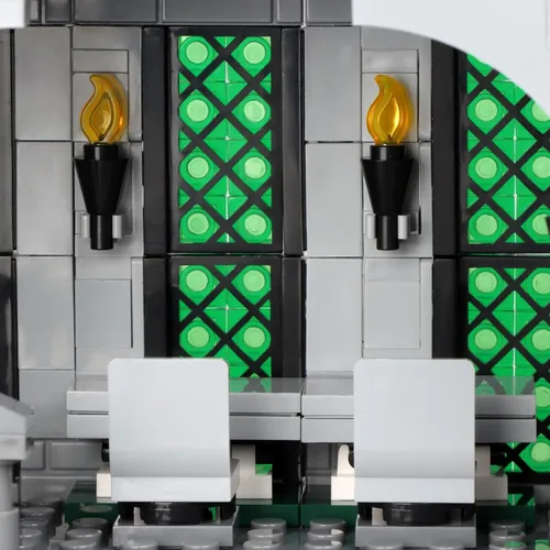 Vista 8 de Vziimo - Set de construcción de sala común y dormitorio, kit de modelo de casa MOC Slthrin de la película, idea coleccionable de regalo de Hary