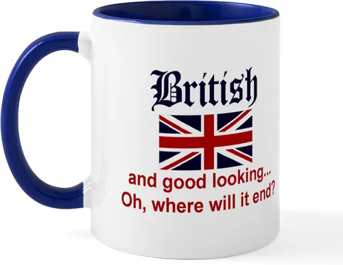 Vista 27 de CafePress British American Translations Taza de café de cerámica (11 oz)