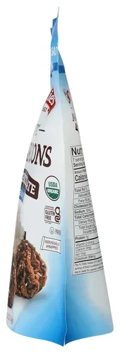 Vista 3 de Jennies Macarrones orgánicos doble chocolate con sal marina, sin gluten, sin OMG, sin cacahuete, 5.25 onzas (paquete de 6)
