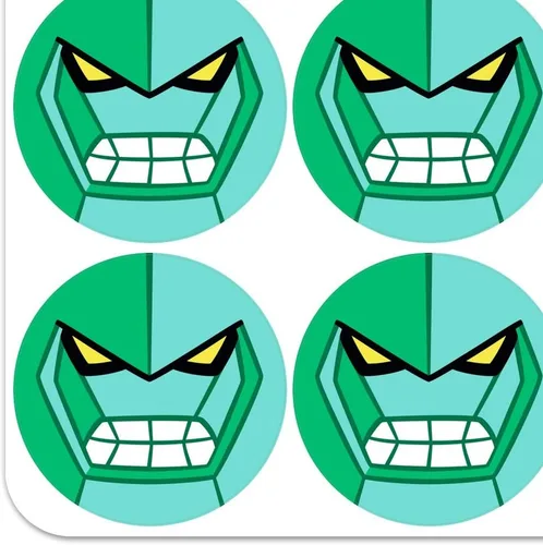 Vista 2 de Ben 10 Dimondhead Planificador Calendario Scrapbooking Craft Pegatinas
