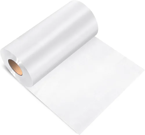 Vista 13 de Peryiter 1 rollo de 8 "x 100 yd Estabilizador de bordado de corte 25μM Estabilizador de respaldo para bordado Estabilizadores de costura ligeros