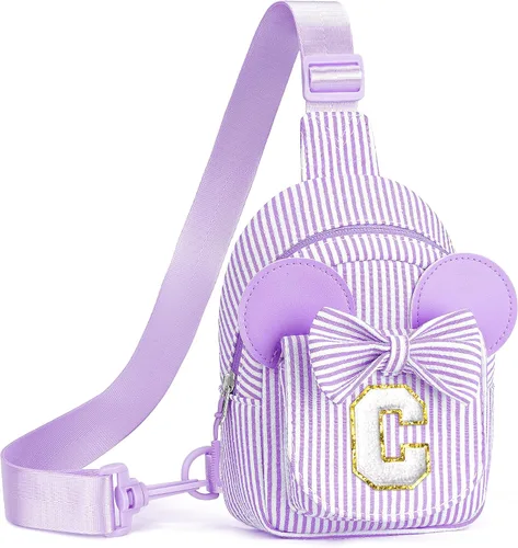 Vista 13 de Bolso bandolera para niñas, regalos para niñas de 2, 3, 4, 5, 6 años Azul