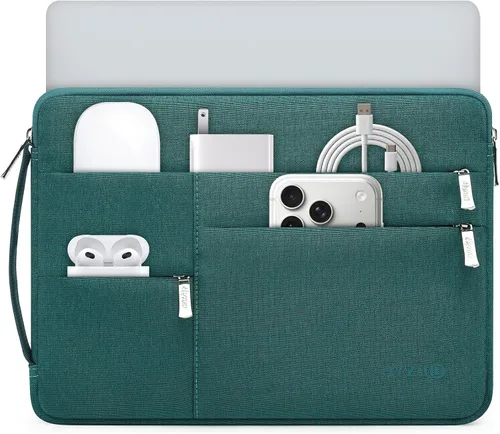 Vista 12 de HYZUO Funda para portátil de 14-15 pulgadas para MacBook Air 15 M5, color Arena