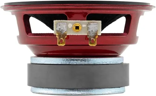 Vista 9 de Altavoz DS18 PRO de rango medio, cúpula en compresión de aluminio roja, altavoces de puerta de audio de alta calidad para auto o camión sistema