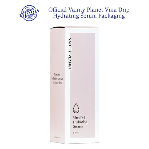 Vista 6 de Vanity Planet Suero facial hidratante Vina Drip - Maximiza la hidratación para un brillo radiante - Limpia y exfolia la piel para desatascar