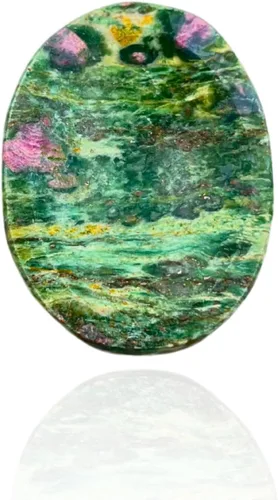 Vista 22 de GEMSCITE Piedras antiestrés del pulgar metafísicas con gemas preciosas para sanación con cristales Reiki, para hombres y mujeres, regalo Feng Shui