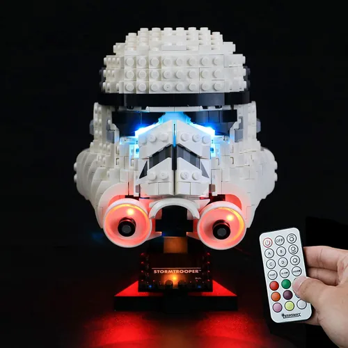 Vista 11 de Kit de iluminación LED BRIKSMAX para Batman Cowl 76182 - Compatible con el modelo de bloques de construcción Lego 76182 - No incluye el set de Lego