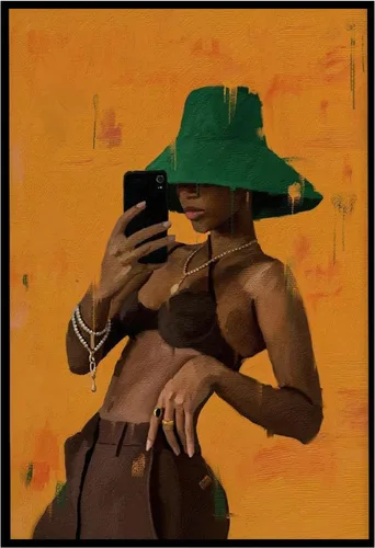 Vista 26 de BIGAOYS Lienzo de mitología griega vintage de caza, diosa Artemisa, arte de pared, diosa femenina, arte de pared, caza, diosa, hogar, dormitorio