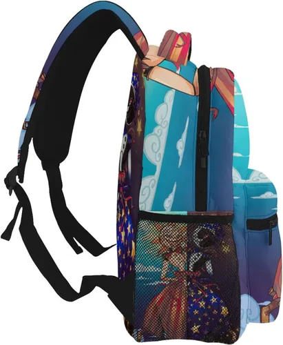 Vista 3 de Game Cartoon - Mochila de seguridad ligera e informal para estudiantes, estilo-15, talla única