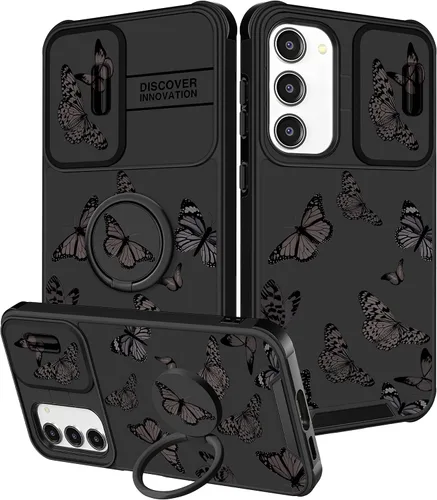 Vista 46 de Funermei para Samsung Galaxy Z Flip 4 Funda - Funda de Teléfono Bonita para Mujeres y Niñas con Mariposas Bonita Estética Femenina Diseño