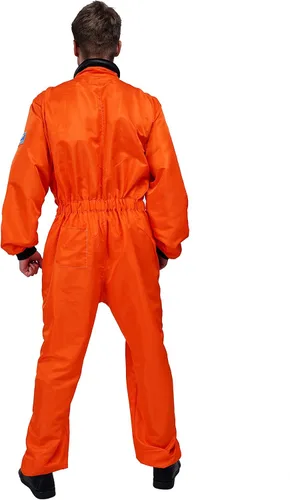 Vista 6 de Maxim Party Supplies Disfraz de astronauta para hombre con parches bordados y bolsillos para adultos