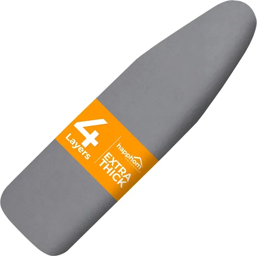 Vista 7 de Cubierta para tabla de planchar y almohadilla Extra Gruesa de Alta Calidad Acolchada de Múltiples Capas, Cubierta para tabla de planchar recubierta