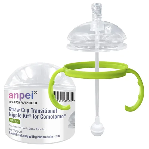 Vista 11 de Ultimate Weaning and Transitional Nipple Kit compatible con biberones Comotomo de 5 oz y 8 oz a partir de 4 meses