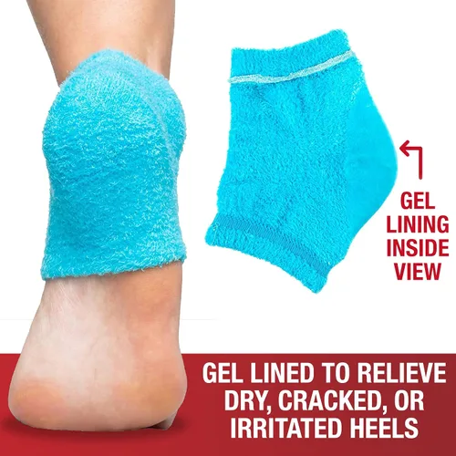 Vista 8 de Kerasal Ungüento curativo intensivo de la piel para reparación de pies, 1 onza y calcetines de gel hidratantes, (el embalaje puede variar)
