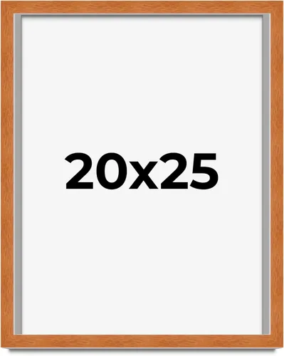 Vista 200 de Marco de 3 x 3 pulgadas de madera maciza de nuez y miel marrón con plexiglás acrílico UV, respaldo de tablero de espuma y accesorios para colgar