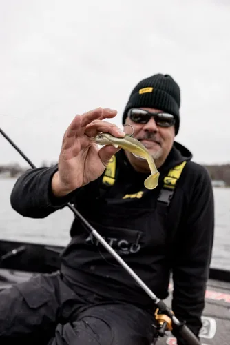 Vista 5 de Strike King Señuelo de pesca sin malas hierbas, cebos de plástico suave pre-aparejados