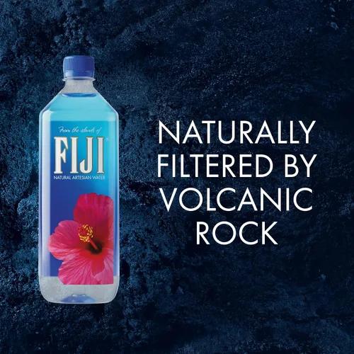 Vista 6 de FIJI Agua embotellada artesanal natural de 1 litro / 33.8 onzas líquidas