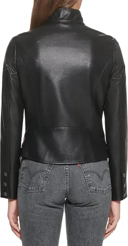 Vista 2 de Levi's Women's Faux Leather Motocross Racer Jacket (Standard and Plus)