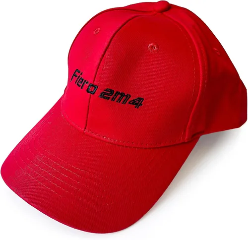 Vista 2 de Pontiac Fiero 2M4 Gorra de béisbol roja, Rojo