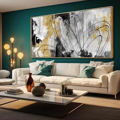 Vista 16 de Decoración de pared para dormitorio, 3 paneles, estampado de bosque brumoso con salida del sol, arte de pared para sala de estar, baño, lienzo