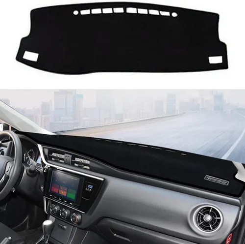 Vista 21 de Cubierta de salpicadero para salpicadero, alfombra personalizada para Toyota RAV4 2013 2014 2015 2016 2017 2018 Accesorios antideslizante protector