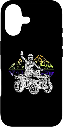 Vista 32 de ATV Rider Mountains Offroad Motocross Quad Racing Case for iPhone 16