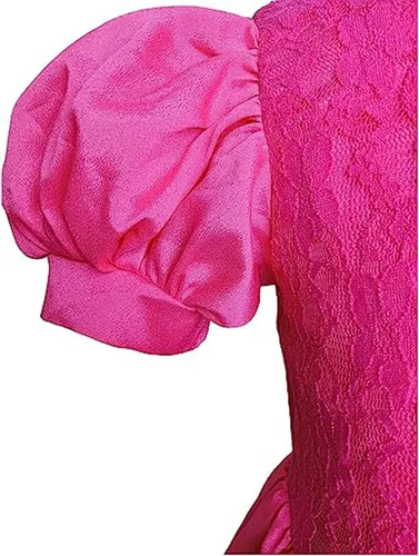 Vista 4 de Disfraz de princesa para niñas, vestido de princesa, disfraz de cosplay de Halloween con accesorios
