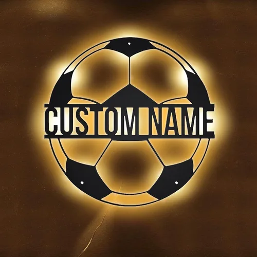 Vista 9 de Nombre Personalizado 7 Colores Lámpara de Béisbol Arte de Pared de Béisbol Personalizado Luz Nocturna Letrero de Nombre LED Regalo para Hombres