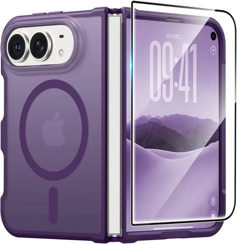 Vista 21 de FNTCASE - Funda para iPhone 16, apta para Magsafe, color blanco