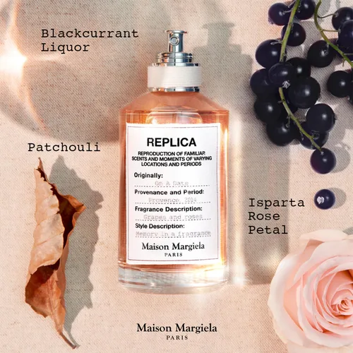 Vista 4 de Maison Margiela Replica On A Date - Floral Fragrance for Men and Women Eau de Toilette with Isparata Rose, Blackcurrant & Patchouli - Long Lasting