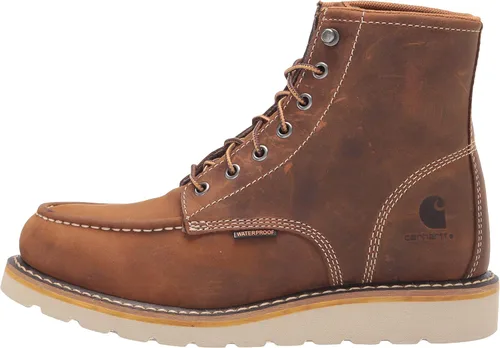 Vista 8 de Carhartt Botas de trabajo impermeables con suela de cuña para mujer, talla única