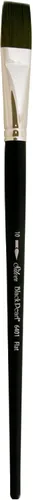 Vista 11 de Silver Brush 6401-6 Black Pearl Mightlon - Cepillo sintético de mango largo, plano, tamaño 6