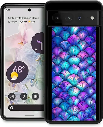 Vista 211 de Compatible con Google Pixel 4A 5G Mobile Case Creative Acrylic Back Panel Silicona Edge Case Slim Protección Especialmente para Google Pixel 4A 5G