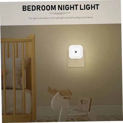 Vista 2 de Uonlytech Luz nocturna con sensor de movimiento, luces nocturnas para dormitorio, pared enchufable, para dormir, paquete de 6 unidades, decoración