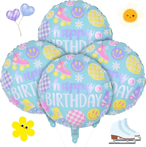 Vista 14 de Juego de decoraciones de globos de aluminio de graduación 2026, 8 globos redondos y de estrella de Congrats 2026 negros y dorados, globos de clase