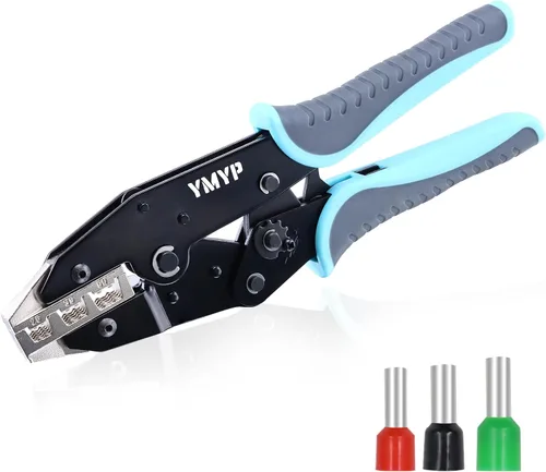 Vista 16 de Deutsch - Engarzadora de barril cerrado tamaño 12,4 vías sangría, 8 tipos de impresión para contactos sólidos Deutsch DTP calibre 14-12 AWG (YEJ-12X)