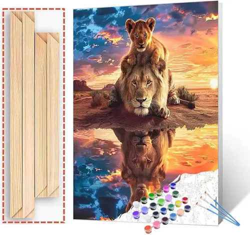 Vista 40 de Paquete de 6 pinturas por números para mujeres sudafricanas para adultos, principiantes, músicos negros, kits de pintura al óleo sobre lienzo