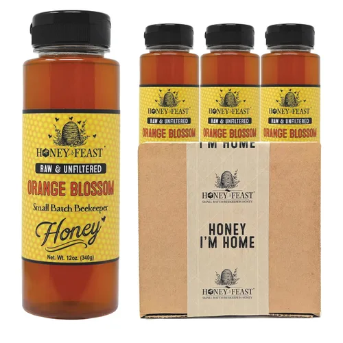 Vista 23 de Honey Feast Flower Powered Allergy Blend 10 veces miel, 12 onzas