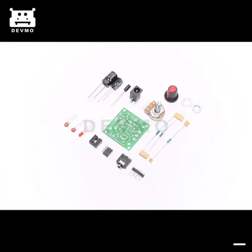 Vista 2 de DEVMO LM386 Super Mini Amplificador De Audio DIY Kit Junta 1.378x1.457 in 3-12V - Sin soldadura