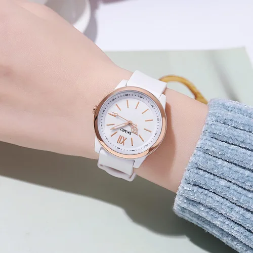 Vista 5 de XCZAP Reloj analógico de cuarzo para mujer, reloj impermeable y casual